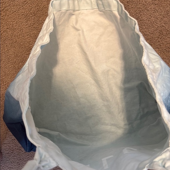 Athleta Blue Ombre Canvas Tote Bag - Picture 6 of 6